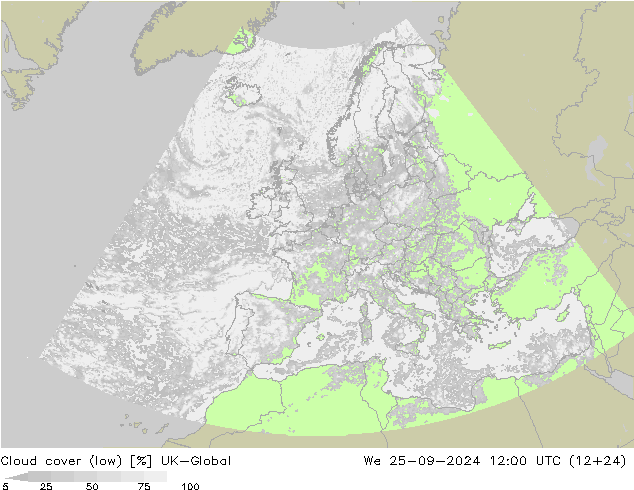 облака (низкий) UK-Global ср 25.09.2024 12 UTC