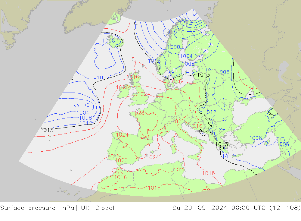 Bodendruck UK-Global So 29.09.2024 00 UTC