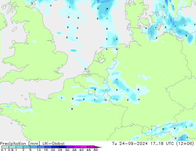 Neerslag UK-Global di 24.09.2024 18 UTC