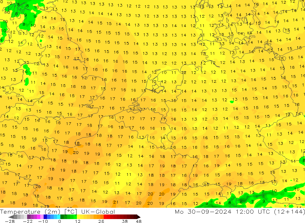карта температуры UK-Global пн 30.09.2024 12 UTC