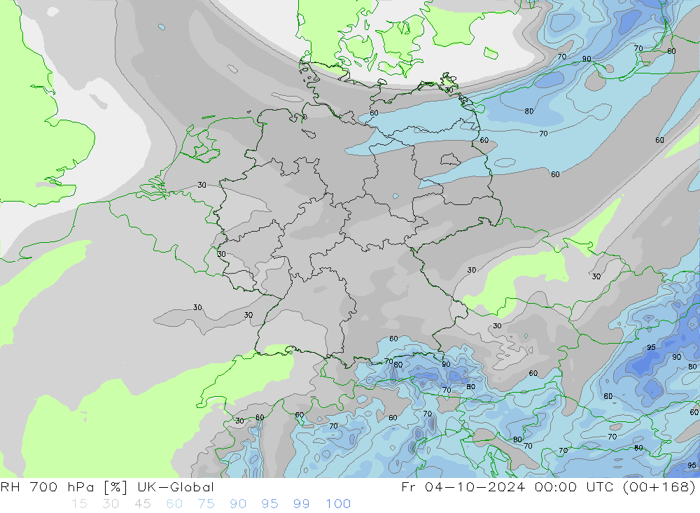 RV 700 hPa UK-Global vr 04.10.2024 00 UTC