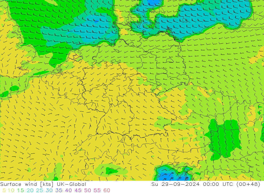 Bodenwind UK-Global So 29.09.2024 00 UTC