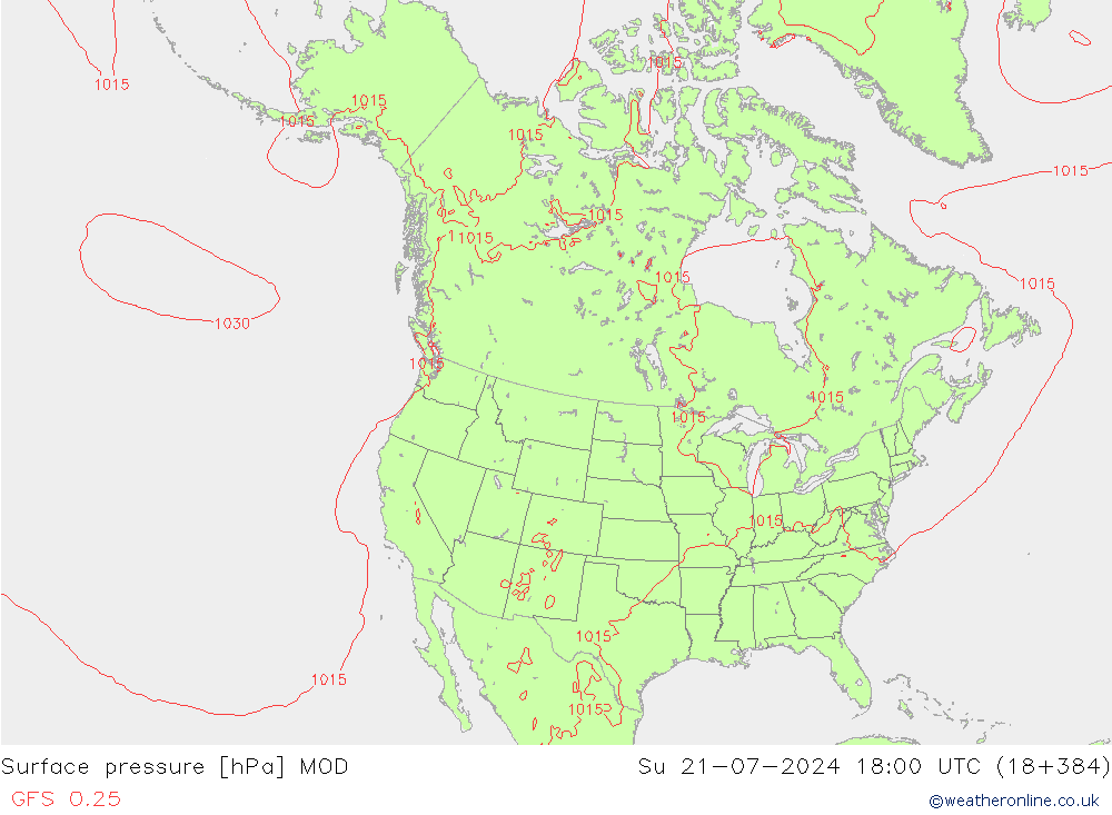 地面气压 MOD 星期日 21.07.2024 18 UTC