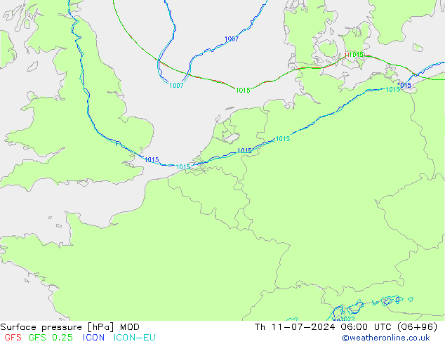 Luchtdruk (Grond) MOD do 11.07.2024 06 UTC