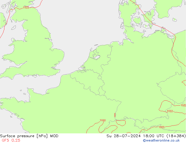 地面气压 MOD 星期日 28.07.2024 18 UTC