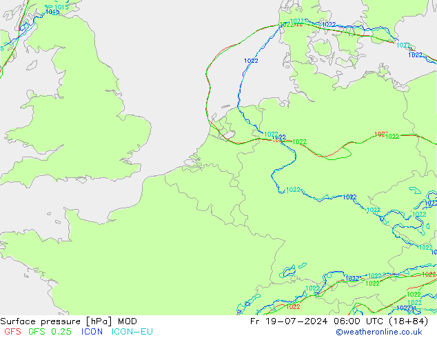 Luchtdruk (Grond) MOD vr 19.07.2024 06 UTC