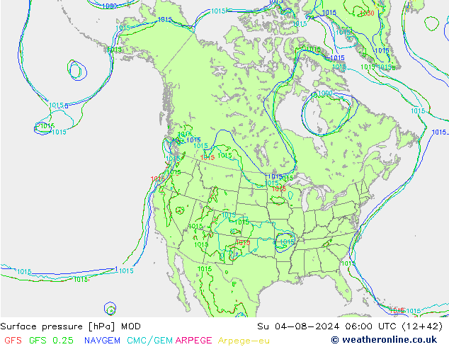 Luchtdruk (Grond) MOD zo 04.08.2024 06 UTC