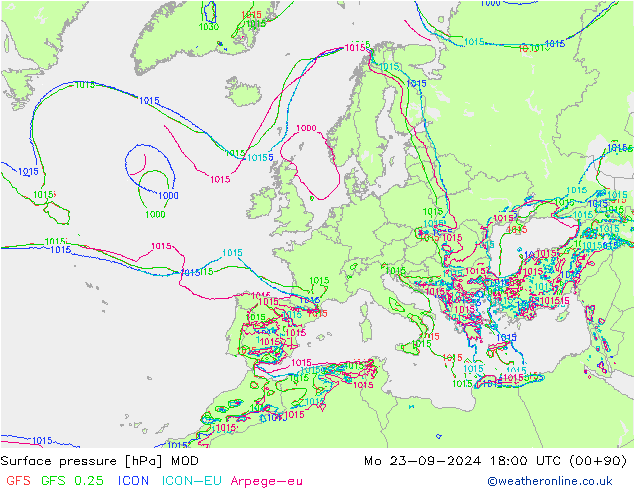 Bodendruck MOD Mo 23.09.2024 18 UTC