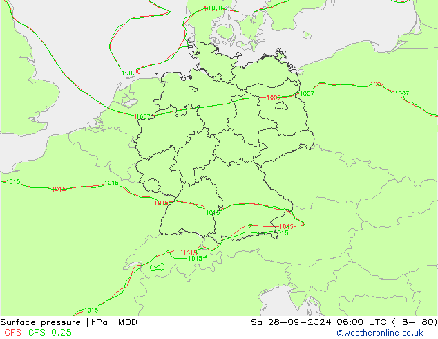 Bodendruck MOD Sa 28.09.2024 06 UTC