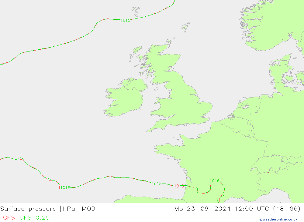 Luchtdruk (Grond) MOD ma 23.09.2024 12 UTC