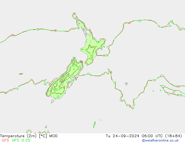 карта температуры MOD вт 24.09.2024 06 UTC