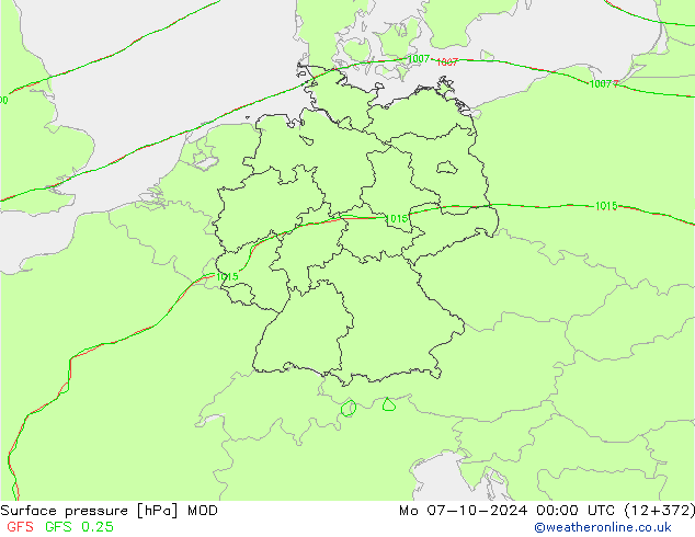 Bodendruck MOD Mo 07.10.2024 00 UTC