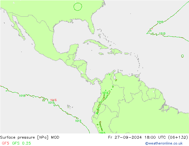 Luchtdruk (Grond) MOD vr 27.09.2024 18 UTC