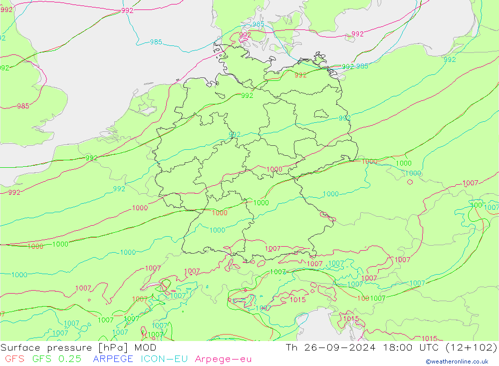 Bodendruck MOD Do 26.09.2024 18 UTC