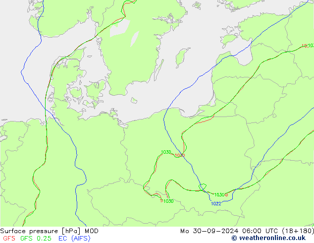 pressão do solo MOD Seg 30.09.2024 06 UTC