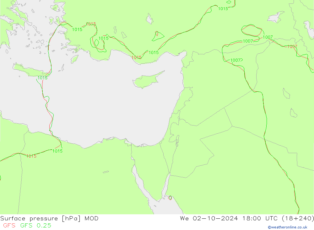 ciśnienie MOD śro. 02.10.2024 18 UTC