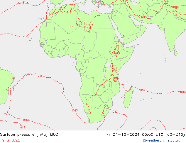 Yer basıncı MOD Cu 04.10.2024 00 UTC