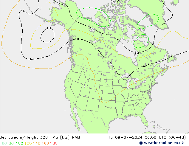 Straalstroom NAM di 09.07.2024 06 UTC