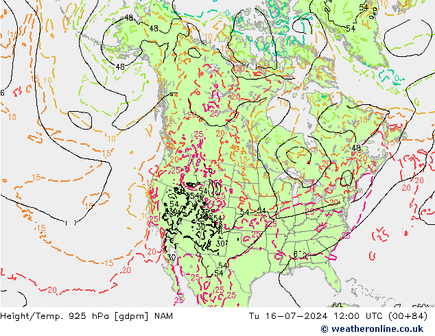 Hoogte/Temp. 925 hPa NAM di 16.07.2024 12 UTC