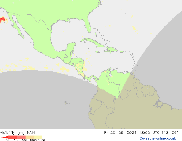 Visibility NAM Fr 20.09.2024 18 UTC