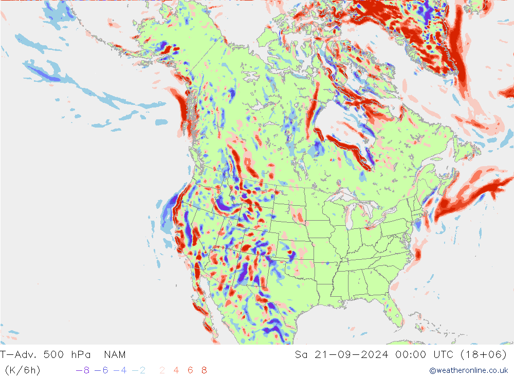 T-Adv. 500 hPa NAM  21.09.2024 00 UTC