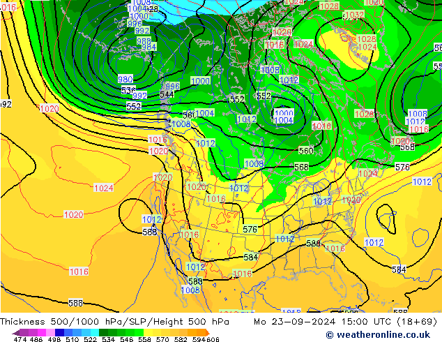 Thck 500-1000hPa NAM Mo 23.09.2024 15 UTC