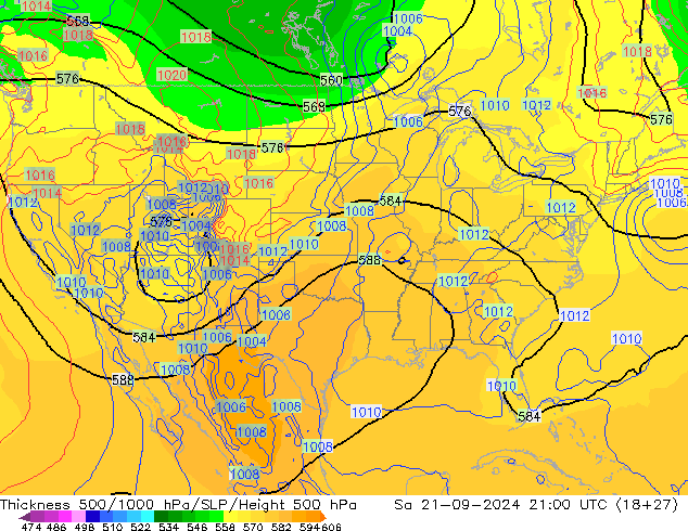 Thck 500-1000hPa NAM so. 21.09.2024 21 UTC