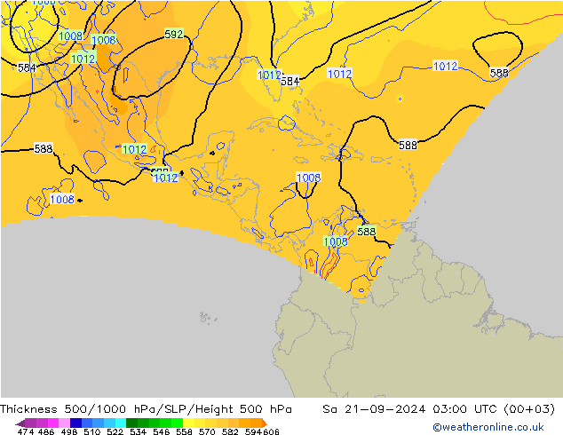 Thck 500-1000hPa NAM Sa 21.09.2024 03 UTC