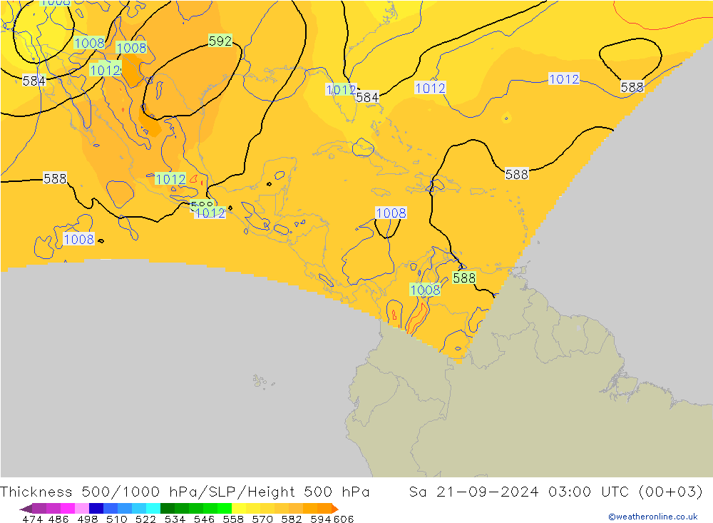 Thck 500-1000hPa NAM Sa 21.09.2024 03 UTC