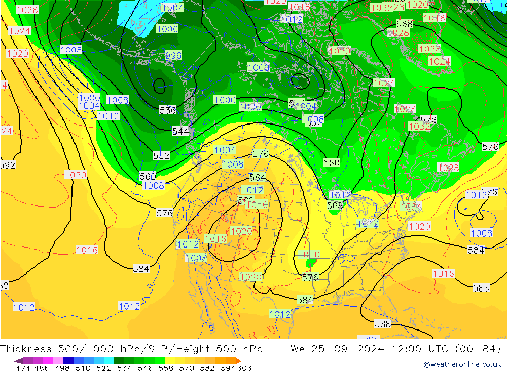 Thck 500-1000hPa NAM We 25.09.2024 12 UTC