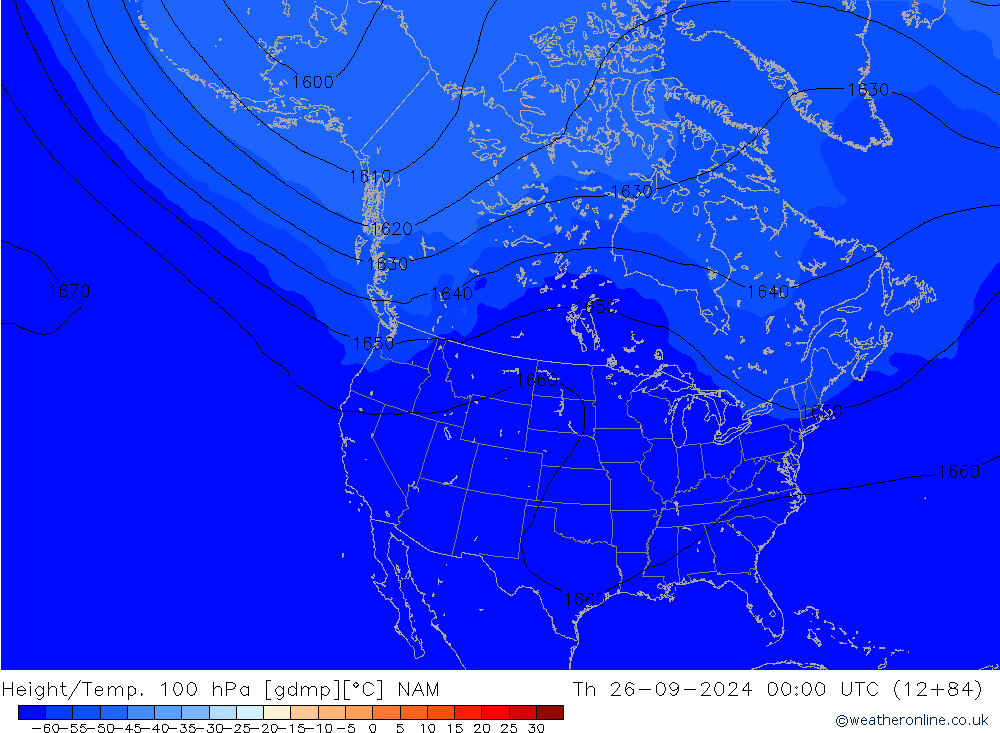 Height/Temp. 100 hPa NAM  26.09.2024 00 UTC