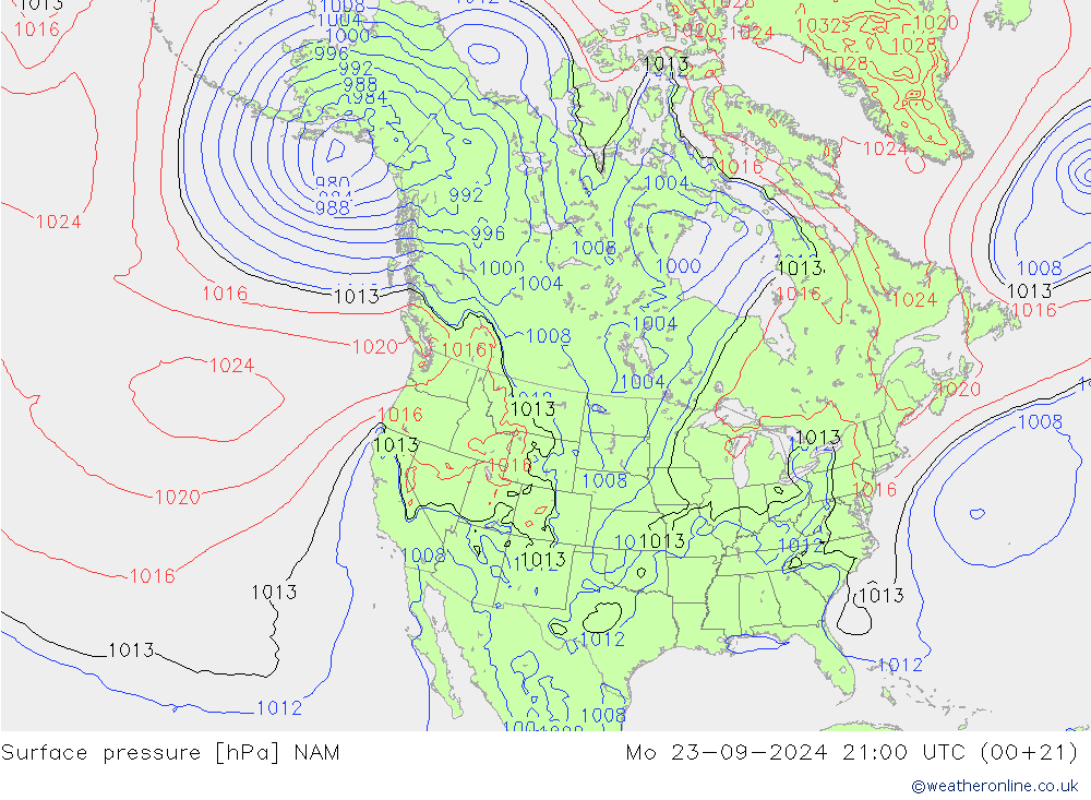 Bodendruck NAM Mo 23.09.2024 21 UTC