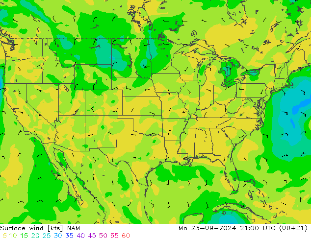  10 m NAM  23.09.2024 21 UTC