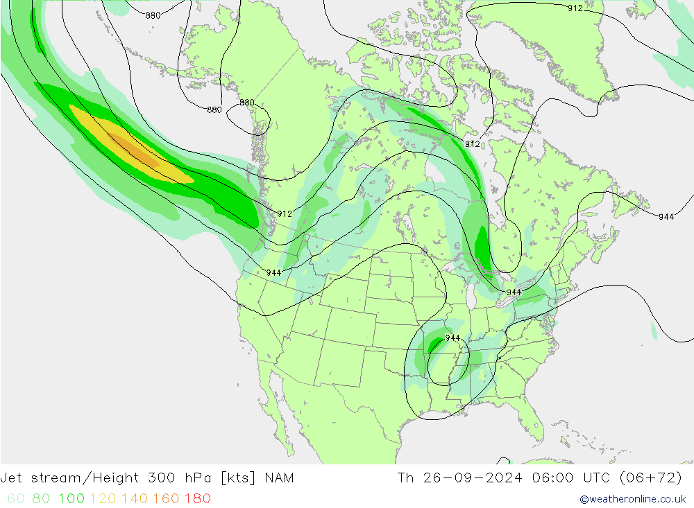 Courant-jet NAM jeu 26.09.2024 06 UTC