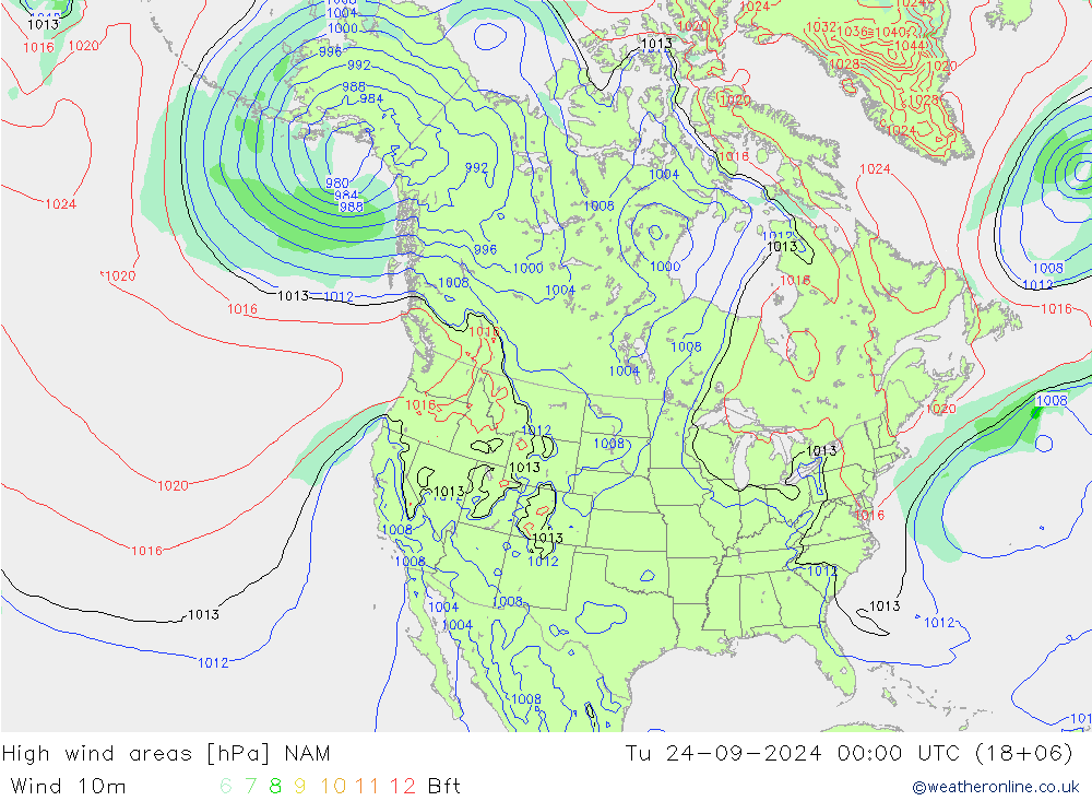 Sturmfelder NAM Di 24.09.2024 00 UTC