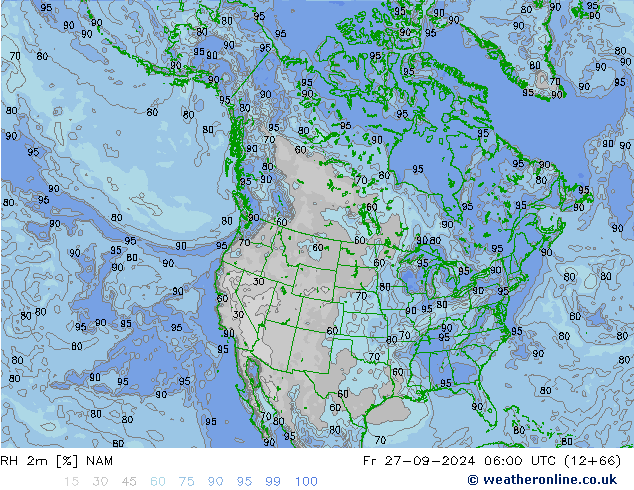 RH 2m NAM ven 27.09.2024 06 UTC