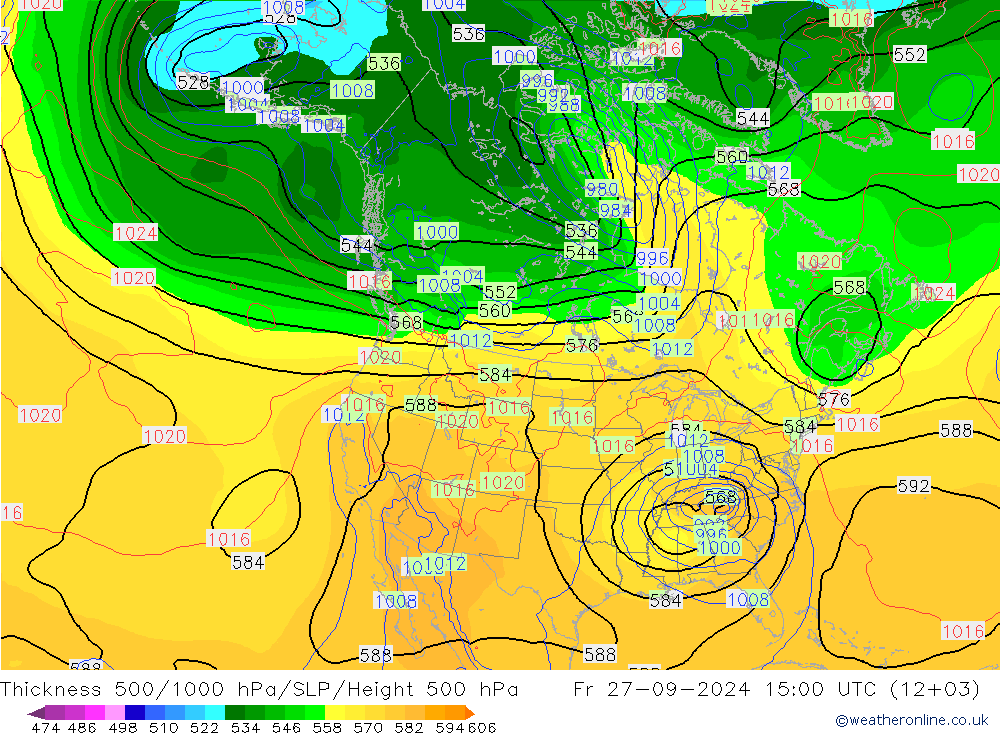 Thck 500-1000hPa NAM 星期五 27.09.2024 15 UTC