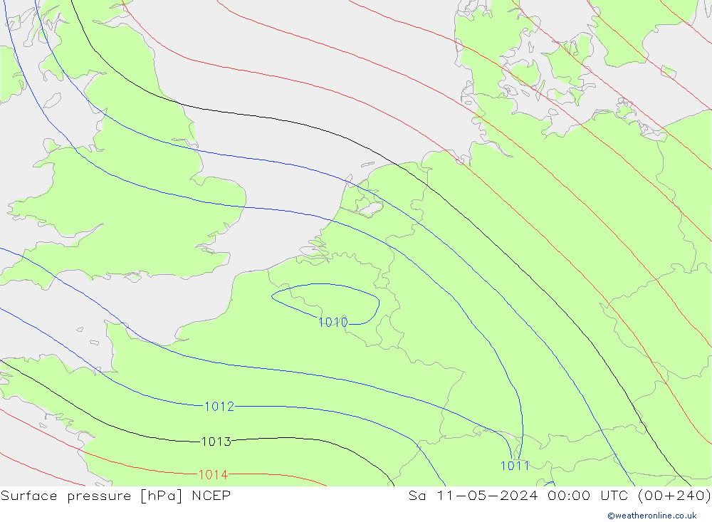 pression de l'air NCEP sam 11.05.2024 00 UTC