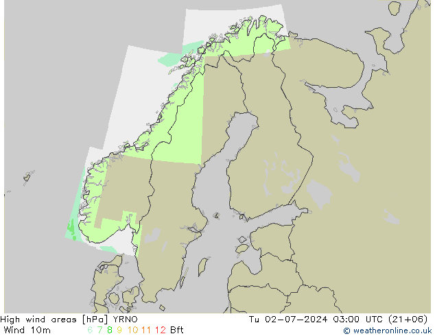 Windvelden YRNO di 02.07.2024 03 UTC