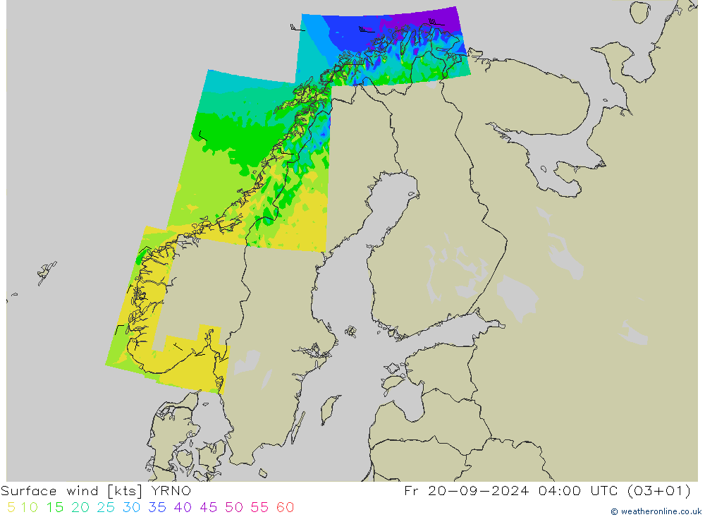 风 10 米 YRNO 星期五 20.09.2024 04 UTC